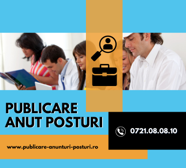 publicare anunt posturi gov